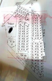 قطعه ارض للبيع مقاطعه 66 طريق الحمزه ديوانيه المساحه 200 متر الواجهه 1...