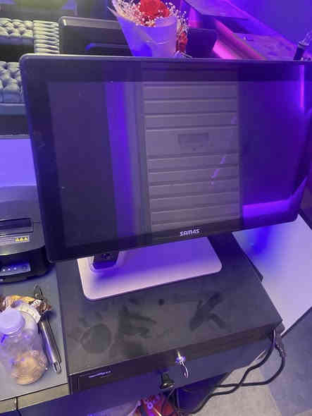 كاشير دبل شاشه كوري اصلي  نظام الوافي 500 الف  كامل مع الطابعه وصندوق نقود 
***********
