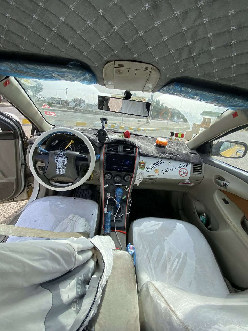 سلام عليكم كورله مديل 2009خليجي مجفيه
ي محرك جديد كير جديد تايرات نضيفه
ويل ١٧
رقم بغداد. بسمي هزه جديد نقابه غرامات مصفره
منضومه مال غاز ٨٠ لتر. امقدمله عله دفتر بازين 
دواخل دوشمه عام. شاشه 
سعر ٨٥  
مكاني كركوك  شراي يخابرني ***********
