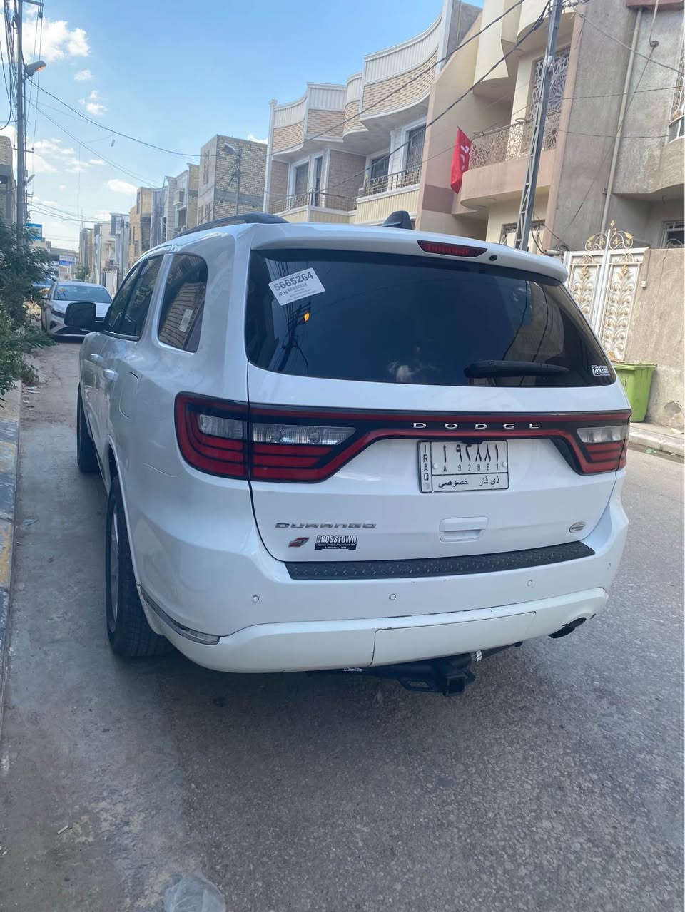 سلام عليكم دوج دورنكو 2020 sxt معروفه مواصفاات ال sxt سياره جاهزه من كلشي حادث جاملغ وبنيد سياره مكفوله كفاله عامه خذه وين ميعجبك افحص السعر 260$ او مراوسه السياره بسمي مشروع وطني مداور ثاني يوم مكان  السياره كربلاء 
للستفسا ‭0770 725 5330‬
للستفسار ‭0771 301 5799‬ كربلاء, العراق
