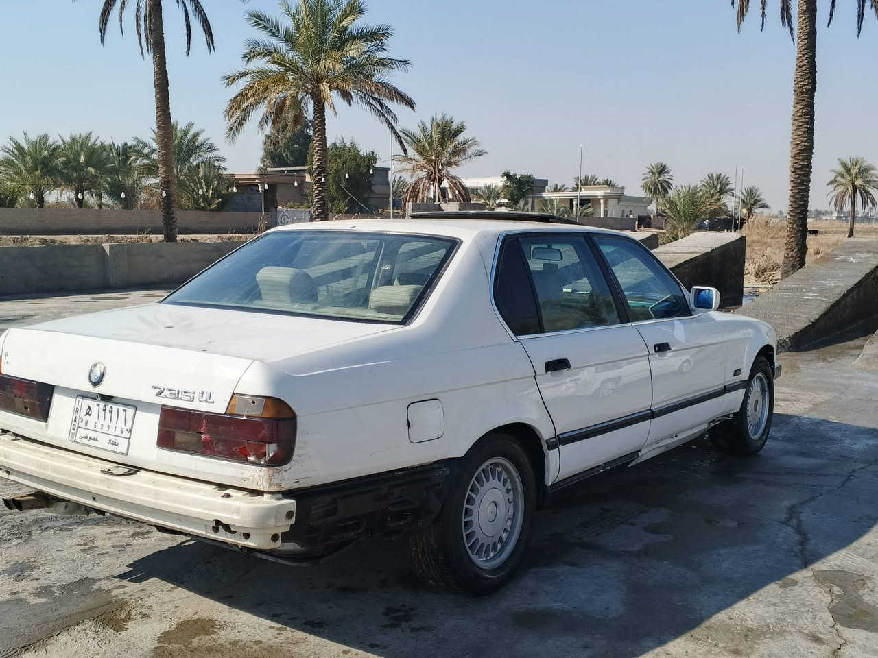 سلام عليكم بي ام 735للبيع لون ابيض رقم بغداد بلاديه سياره
مكينه كايمه صدر نص عمر تايرت زينه داخله يحتاجه ترتيب سياره مال تعمير بدون ضرر بدون صبغ موديل 89 سياره ابيعه علا وضعه مكينه كايمه مكينه كايمه مكان الانبار كرمه كناطر ومراس ب اقل من سعر أو بسعره مو مشكلة اي شي مراوس اروس سعر 30بيه مجال
***********
