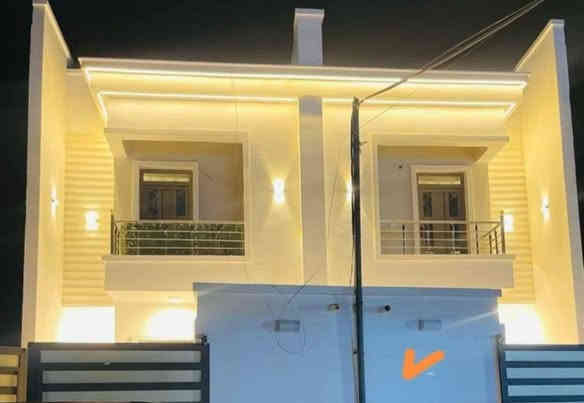 بيت للايجار بناء جديد مساحه 150متر طابقين 3غرف نوم وصاله ومطبخ ومجمع خطار وحمامات2 العنوان تكريت الزهور الخامسه للاستفسار ***********
