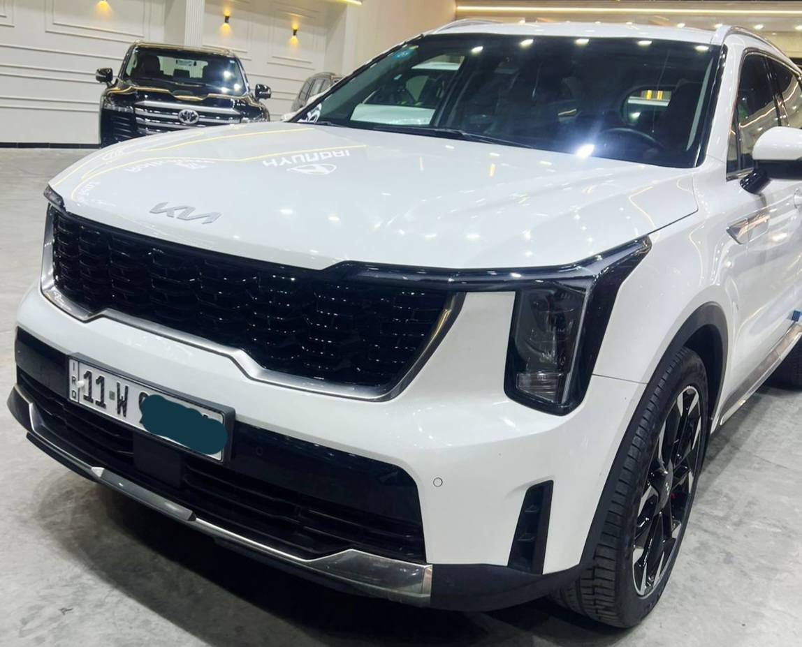 كـيا سورنتو 2025 رقم بغداد تحويل مباشر كفاله عامه من كلشي
ضمان دوليه  5سنوات
وضمان سنه صيانه
ماشيه 21000K
🔴محرك 3.5 لتر بقوة 291 
🔴كير ماوس 8 سرع 
🔴دخول ذكي ( بصمة ) وتشغيل عن بعد 
🔴تحكم ستيرن 
🔴شاشة apple carplay and android auto
🔴 كاميرا خلفية دوارة
🔴حساس امامي وخلفي 
🔴 كراسي كهرباء 
🔴 صندوق كهرباء 
🔴 7 راكب
🔴 3 قطع تبريد 
🔴 مانع انزلاق 
🔴 وضعيات قيادة 
🔴 مساعد نزول المنحدرات 
🔴زر تشغيل واطفاء الحساسات 
🔴اوتو هولد
🔴ويل حجم 20
🔴 شحن لاسلكي
السعر((325)) مكان السيارة بغداد اتصل ع الارقام
***********
***********
