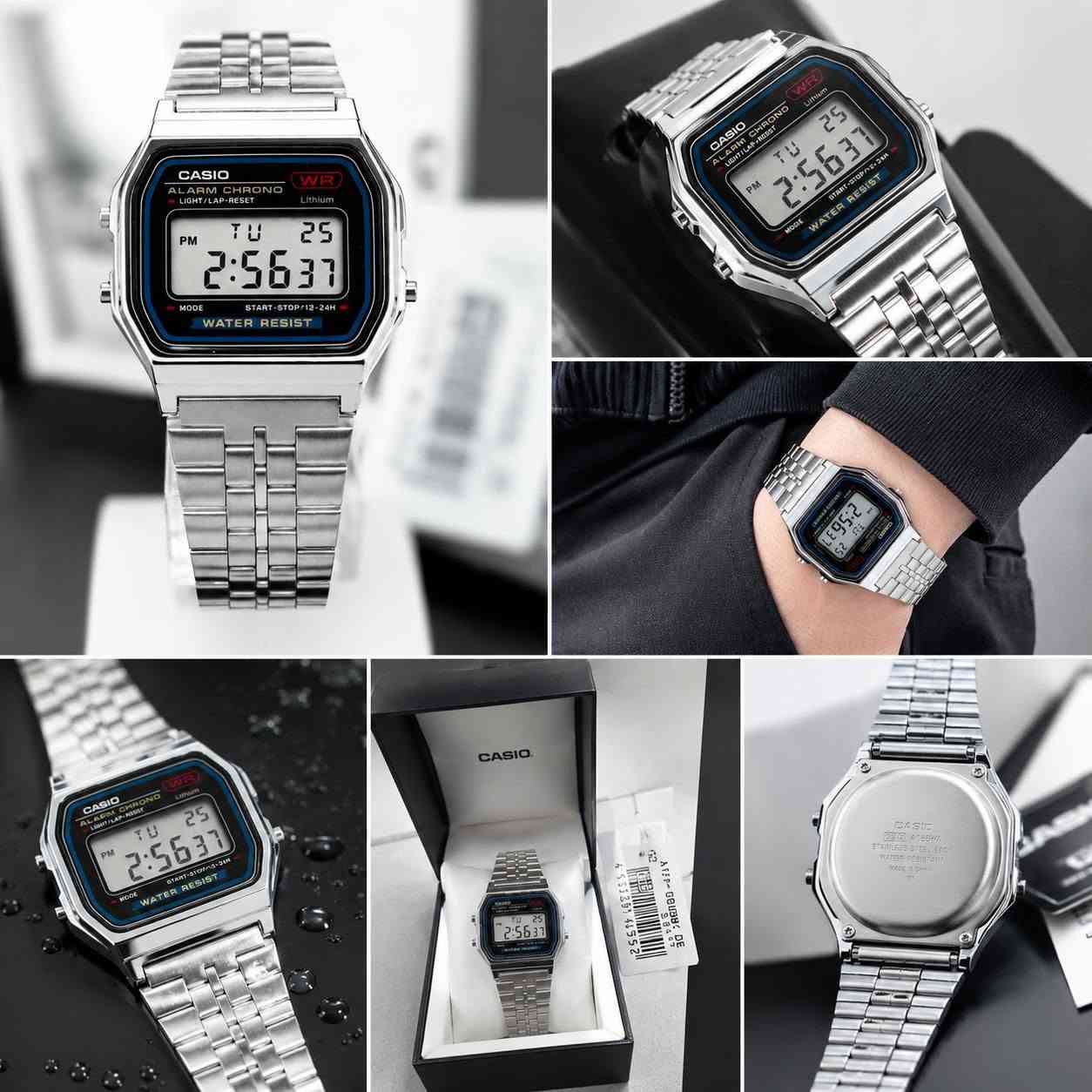 🔥 للبيع ساعة Casio A158WA-1 الأصلية 🔥

إذا كنت تبحث عن ساعة أنيقة، عملية، وكلاسيكية بتصميم لا يخرج من الموضة، فهذه الساعة هي الخيار المثالي لك.

⌚ Casio A158WA-1
✨ تصميم كلاسيكي أنيق يناسب جميع الإطلالات
✨ مناسبة للرجال والنساء
✨ خفيفة ومريحة للاستخدام اليومي
✨ هيكل وسوار من الستانلس ستيل عالي الجودة
✨ شاشة رقمية واضحة مع إضاءة LED

📌 المواصفات:
✔️ منبه
✔️ كرونومتر
✔️ عرض التاريخ واليوم
✔️ مقاومة لرذاذ الماء والاستخدام اليومي الخفيف
✔️ لون فضي أنيق مع شاشة سوداء

📦 الحالة: جديدة وبحالة ممتازة

💰 السعر بعد الخصم:
155,000 دينار عراقي فقط

🚚 التوصيل متوفر إلى جميع محافظات العراق.

⚡ كمية محدودة، سارع بالحجز قبل نفاد الكمية.
📩 للحجز والاستفسار راسل الصفحة أو أرسل رسالة خاصة.


**إذا كنت صاحب هذا الإعلان وتريد حذفه لأي سبب، رجاءا أرسل رسالة إلى الدعم الفني**