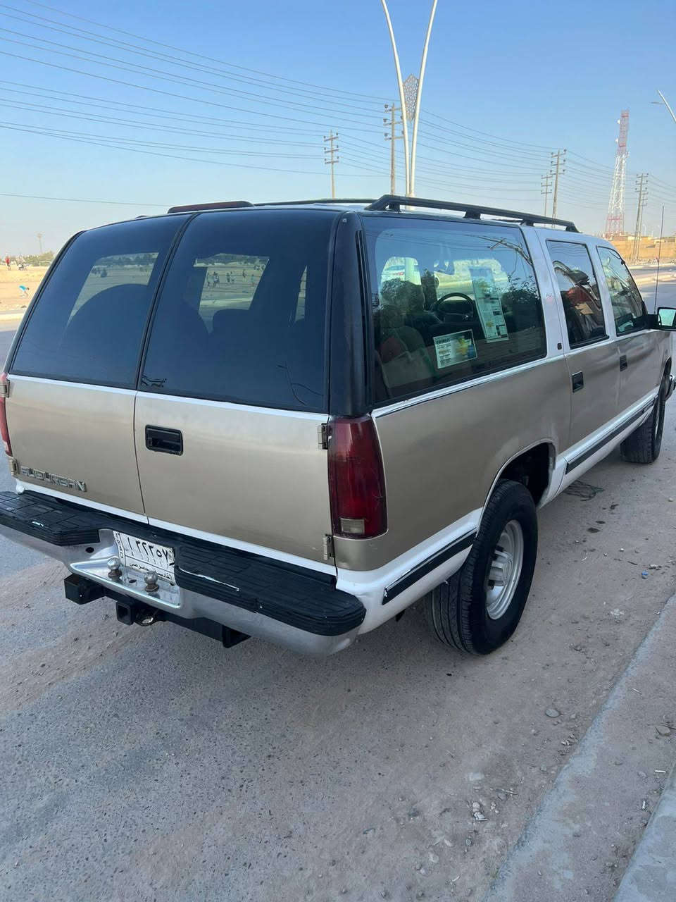 السلام عليكم
شوفرليت بهبهان فحل 8 برغي مديل 1995 مكفوله من الضربه ولكص مصبوغه جماليه فقط
محرك 454 كير 1000 واكسن شرط كلش جدد حداده 100 بل100 دواخل انضاف تخم تاير برجستن جديد كهربايات عامه شغاله بديها نضيف سياره جاهزه
 السعر 36 رقم قادسيه مشروع وطني تحول ثاني يوم العنوان البصره الهاتف ***********
