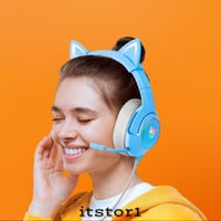 ONIKUMA K9 • سماعة قطة • إضاءة RGB