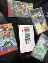 عندي جهاز  Nintendo switch 2 مستعمل فقط لعبت بيه لعبة وحدة يعني نظيف ك...