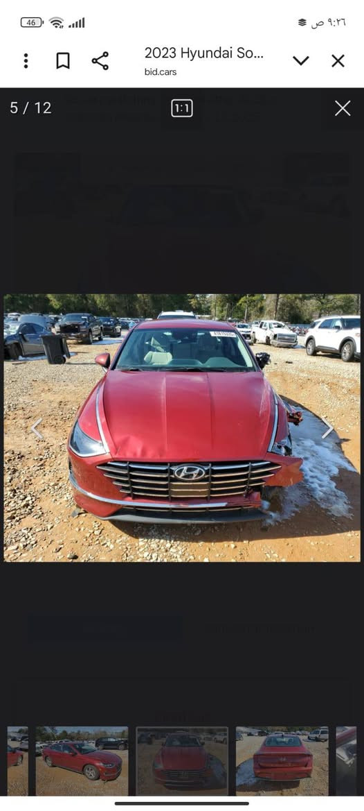 السلام عليكم سوناتا موديل 23 امريكي حادث موضح جاملغ فقط وبيها ملاحظات بسيطه من امريكا بدون صبغ وبدون تعديل ع وضعها وكلشي كدامك واضح  ماشيه 39 ترقيم جديد باسمي البارحه رقمتها سعرها 165 وترهم مراوس بتكسي أو خصوصي مكانها بابل للاستفسار ***********
