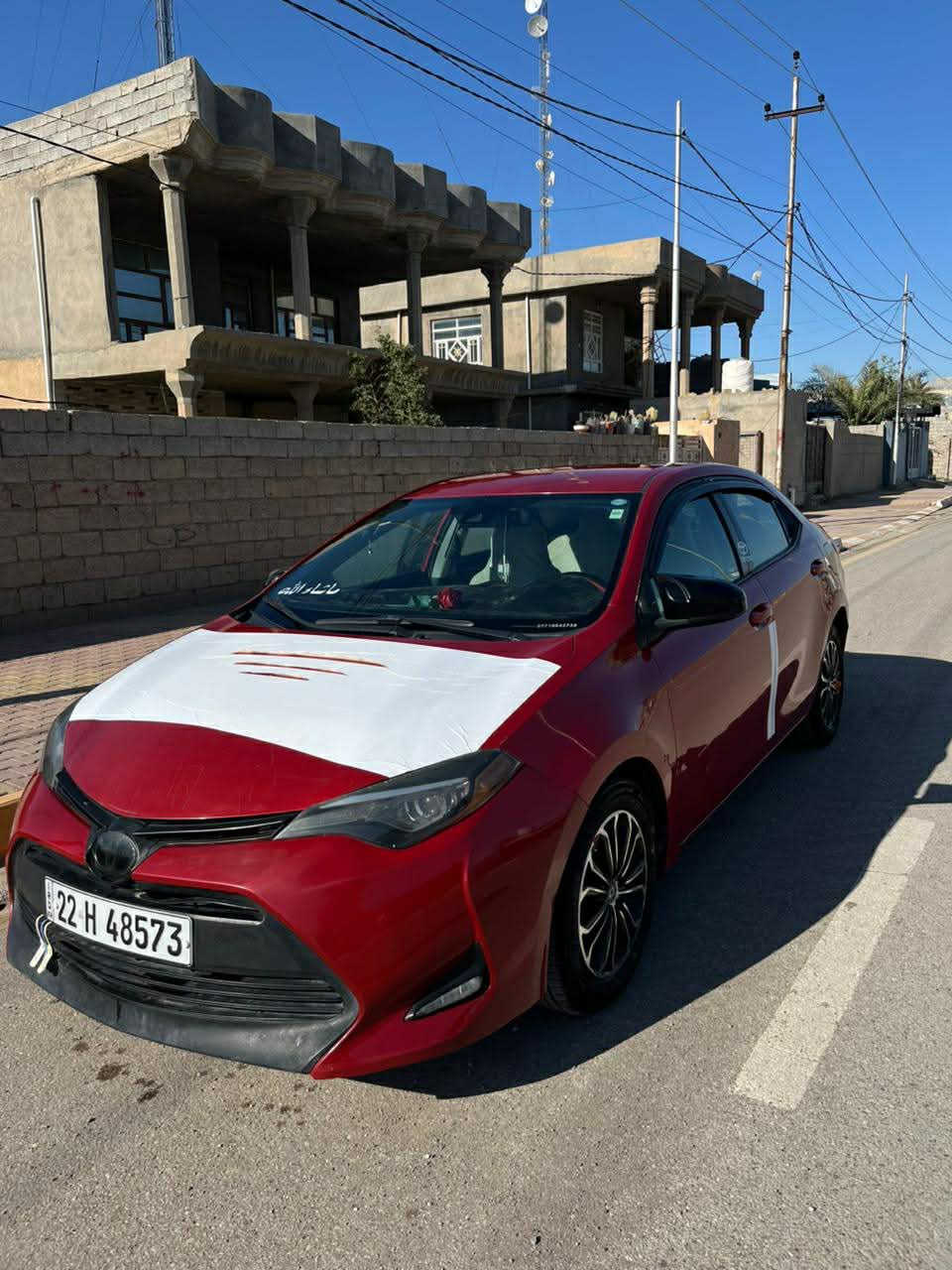 سلام عليكم للبيع كورولا موديل 17 امريكي LE رقم اربيل سنويه لل28
الحادث موجود بالصور 
سياره جديده مامتعوبه 
تخم تاير جديد 
مشط ستيرن جديد صدر امامي خلفي كله جديد نوزلات جديد 
تدفئه تبريد خير من الله 
وميزت الLE معروفه ميحتاج اذكر التفاصيل 
للاستفسار ☎️على رقم
***********
