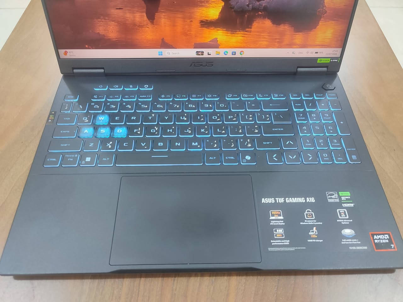 Asus tuf A16 
Ryzen 7 260 w/ Radeon 780M Graphics (3.80 GHz)
RTX 5060 115 WATT
32 gb 5600 mt/s
1TB ssd nvme 
16 INCH 1200p

السعر 2100 (مليونين و 100)

واذا رام 16 1900 (مليون و 900) 
للعلم سعر الجديدة بهيج مواصفات مليونين و 400
متوفر توصيل محافظات


**إذا كنت صاحب هذا الإعلان وتريد حذفه لأي سبب، رجاءا أرسل رسالة إلى الدعم الفني**