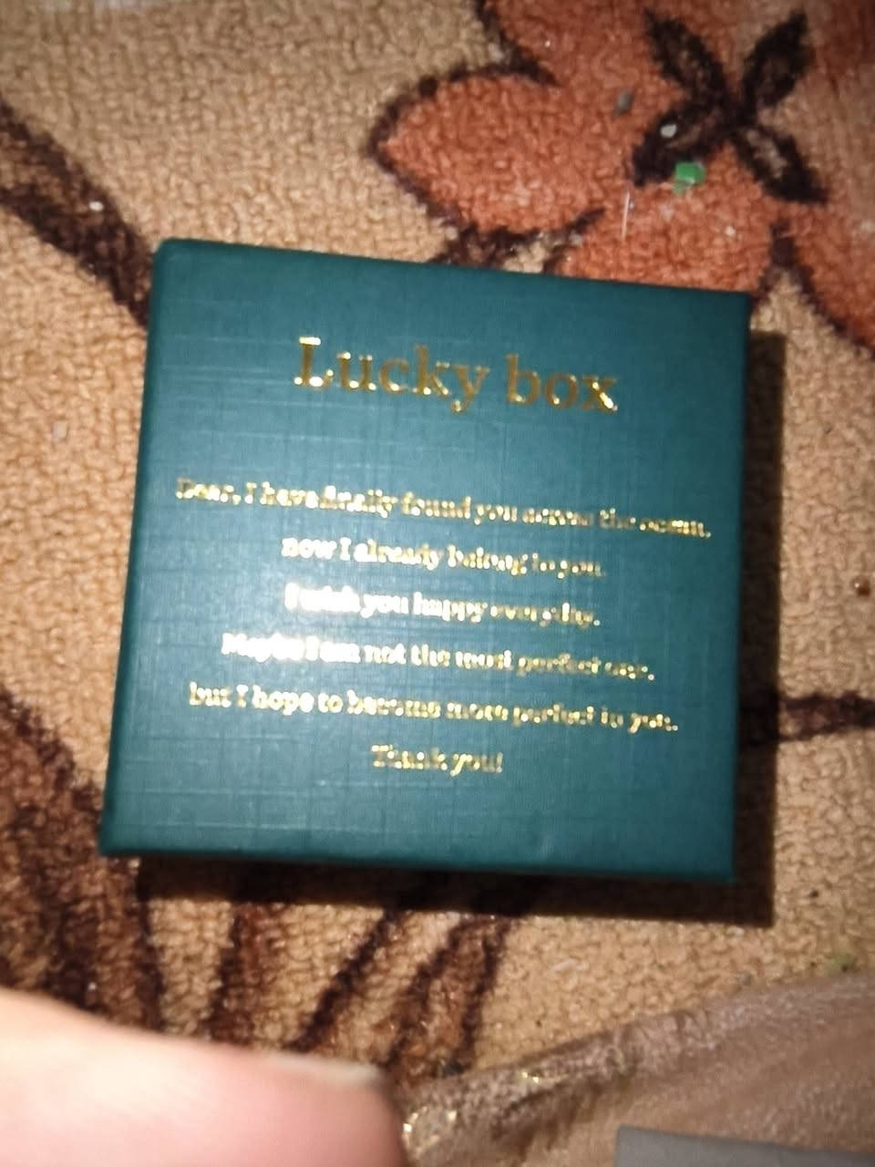 متوفر محبس وحلقه المحبس فضه والحلقه الرجاليه بلاتينيوم مرصع بلالماس عيار 18 سعره الف وميتين دولار بس اني ما اغني السعر مزاد المكان بغداد ابو غريب


**إذا كنت صاحب هذا الإعلان وتريد حذفه لأي سبب، رجاءا أرسل رسالة إلى الدعم الفني**