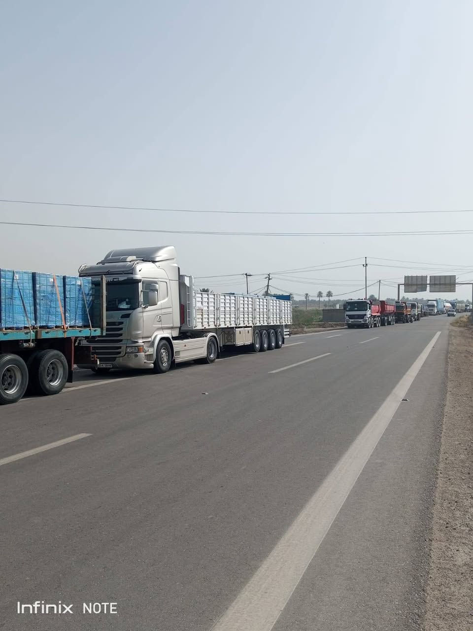 سكانيا موديل 15 عربانه تريله عراق25 تخم تاير راس وعربانه كفاله عامه ***********
