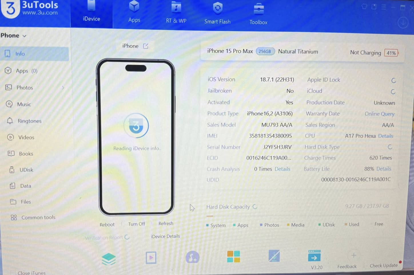 آيفون 15 برو ماكس للبيع
مامفتوح ومامبدل  بي اي شي
بطاريه 88 السعر((975))
كارتونه وملحقاته كامله 
مكان ناصريه مركز


**إذا كنت صاحب هذا الإعلان وتريد حذفه لأي سبب، رجاءا أرسل رسالة إلى الدعم الفني**