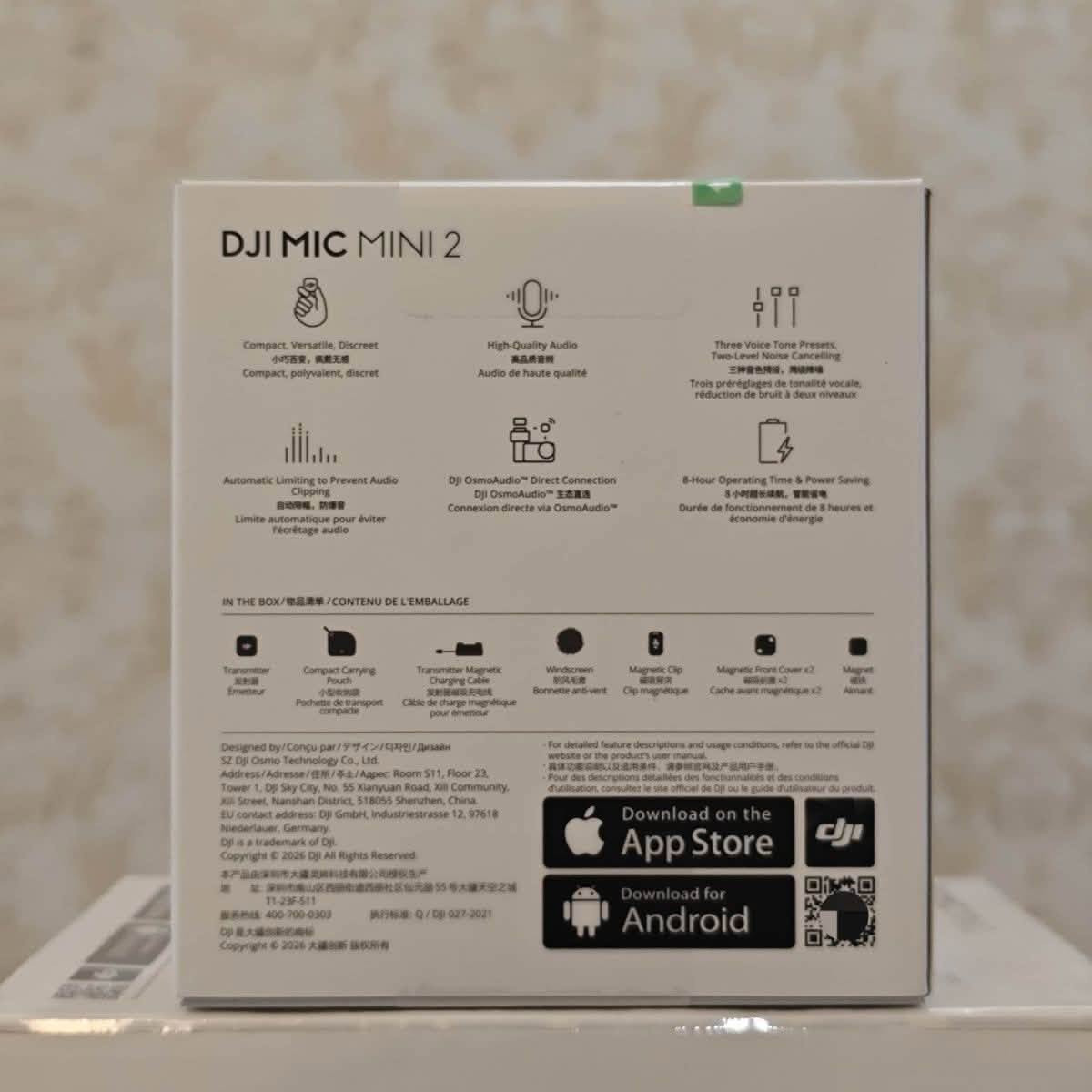 السلام عليكم
Dji mic mini 2 
فقط القطعه تنربط بلوتث على التليفون مع الملحقات ب الصورة السعر 75 الف قفل


**إذا كنت صاحب هذا الإعلان وتريد حذفه لأي سبب، رجاءا أرسل رسالة إلى الدعم الفني**