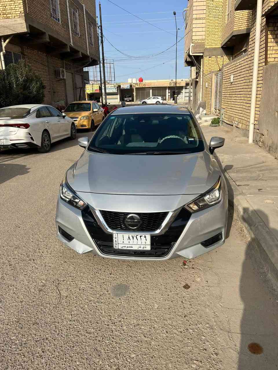 نيسان فيرسا شكل امريكي موديل ٢٠٢١ سياره داخله تقرير تعمل وتسير بدي كفاله من تبديل والصبغ بس  بارد شويه بلباب خلفي مواصفات SV معروفه سعر 105 ورقه تواصل *********** معوقين سنه وتتحول حره وكاله عامه ينطي
