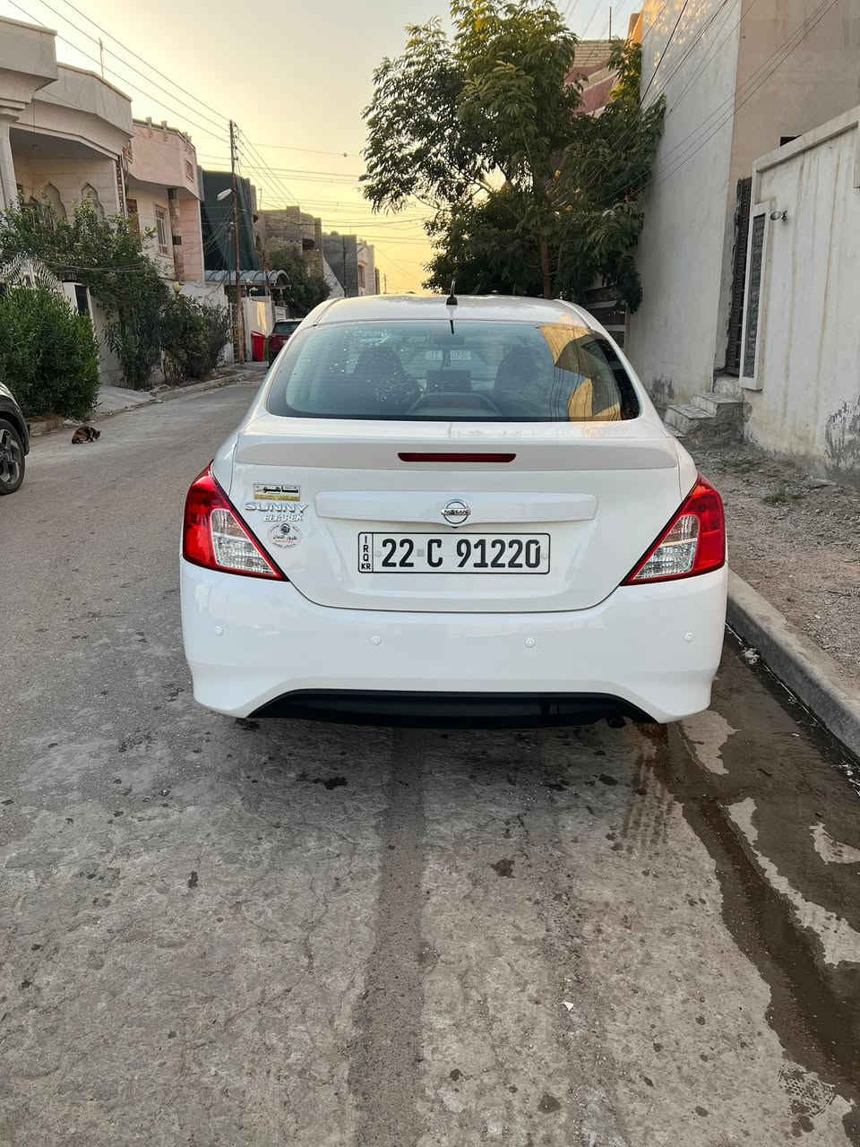 سلام عليكم نيسان سني مصري كفاله عامة السياره سنويه ورقم جديده باسمي ماشيه ٣٨موديل ٢٠٢٤جديده مواصفات شاشه كامره تحكمات مكان السياره بغداد عارضه١٣٠وبيه مجال بيع فقط بدون مراوس للاستفسار ‭٠٧٧١ ٢٧٨ ٧٠٤٤‬
