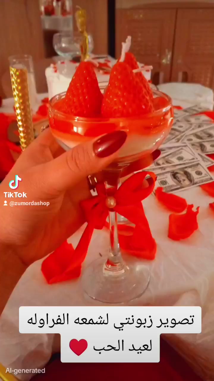 شوفو بنات حايرين بهدايا عيد الحب وشي جديد ومختلف  والترتيب شوفو زبونتي يجنن الترتيب طلبت شمعه الفراوله بعطر الفراوله  اللي تريد تحجز تراسلني خاص لو على الرقم 
***********
