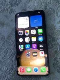 ايفون xs max الذاكرة 64  بطارية 100  دبل سيم مو تك شريحتين الجهاز شغال...