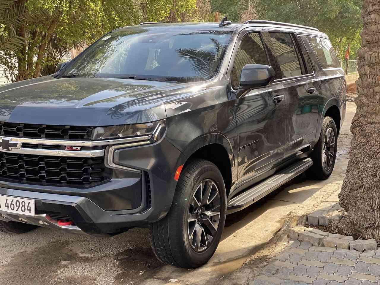 سلام عليكم شوفرليت سوبربان موديل 2021
سيارة فول موصفات 1/1
محرك 5300
تخم تاير جديد قبل سبوع شديتة
سيارة جاهزة تماماً
بيها خط من اربيل لبغداد مكتب
هزة 100‎%‎ وسنوية كلة جديد 
بيها صبغ باب خلفي جهة السكن وشوية بالجاملغ الخلفي صبغ فقط السعر 365 ورقة
***********
