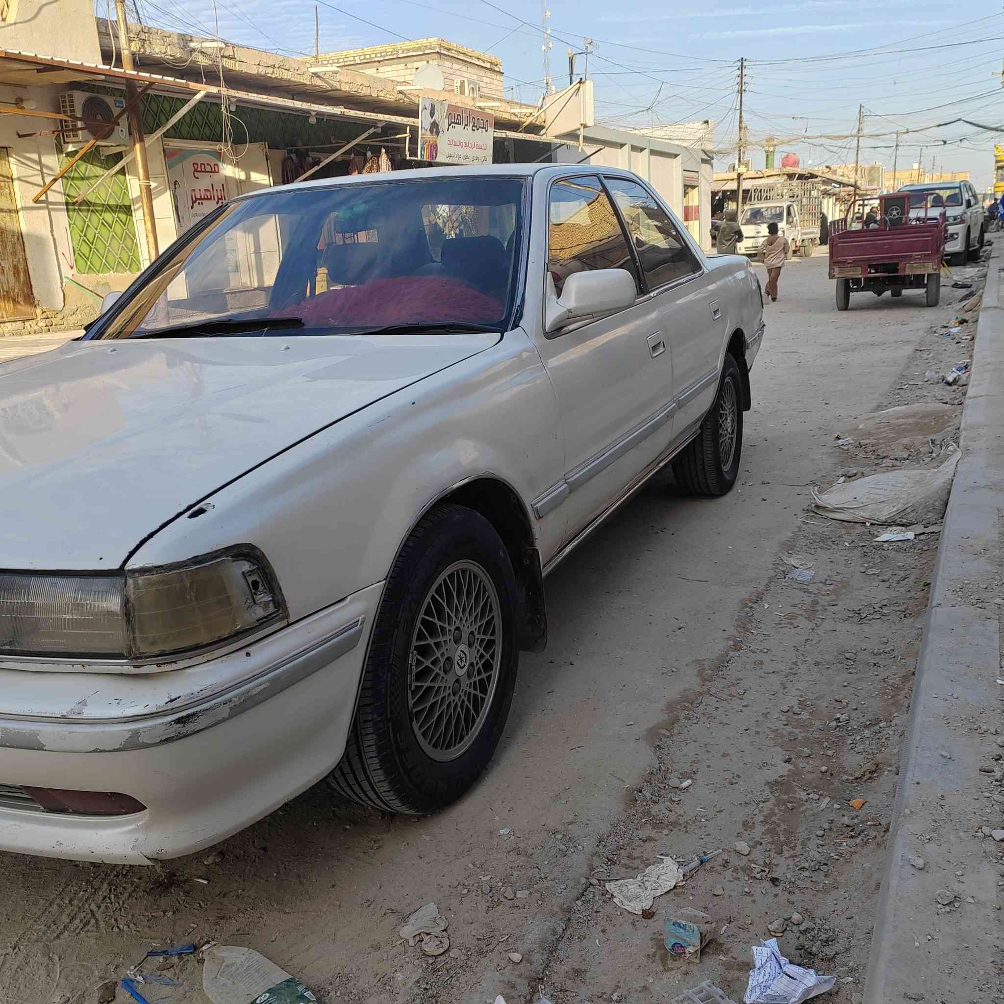 كرستا مسطره   مديل ١٩٩١   السياره جاهزه مكينه وكير. ونجي خير من الله  كهربائيات كلها شغاله  الحداديه. زينه  رقم بصره الماني  بسمي.  شرط المداور. 
مكانها  كرمة بني سعيد مكلف بلنشر *********** السعر ٣٦ ورقه
