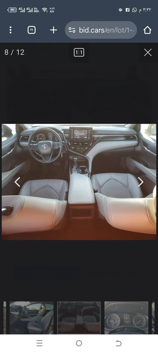 السلام عليكم حره منفيس تترقم جميع المحافظات 2023 تيوتا كامري SE
السعر 185

ماشية 74 الف ميل فقط الحادث  كما هو  في حادثها خلفي بدون 
ايرباكات
رقم الشاصي 

***********
