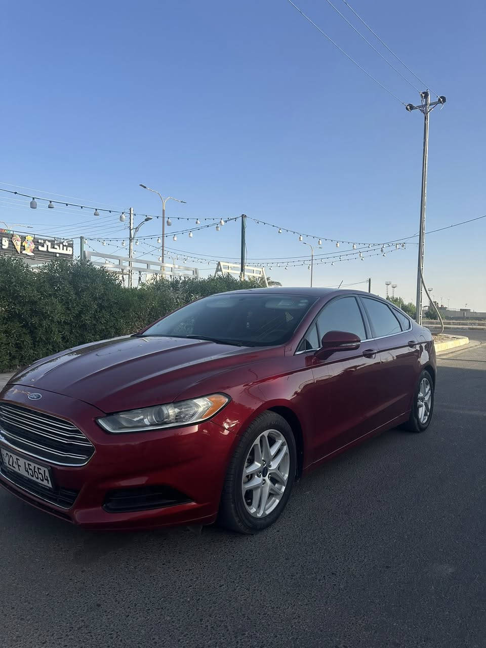 فورد فيوجن 2016 للبيع
مواصفات SE 
مكينة 2500 تنفس طبيعي المرغوب
مري كهرباء وانارة ترحيب
شاشة كبيرة
كشانه كهرباء
كامرة دواره
فول تحكم ستيرن
تبريد قطعتين
لايت زنون
رقم اربيل بأسمي تحويل ثاني يوم
السعر :128$ وبي مجال 
الرقم :***********
