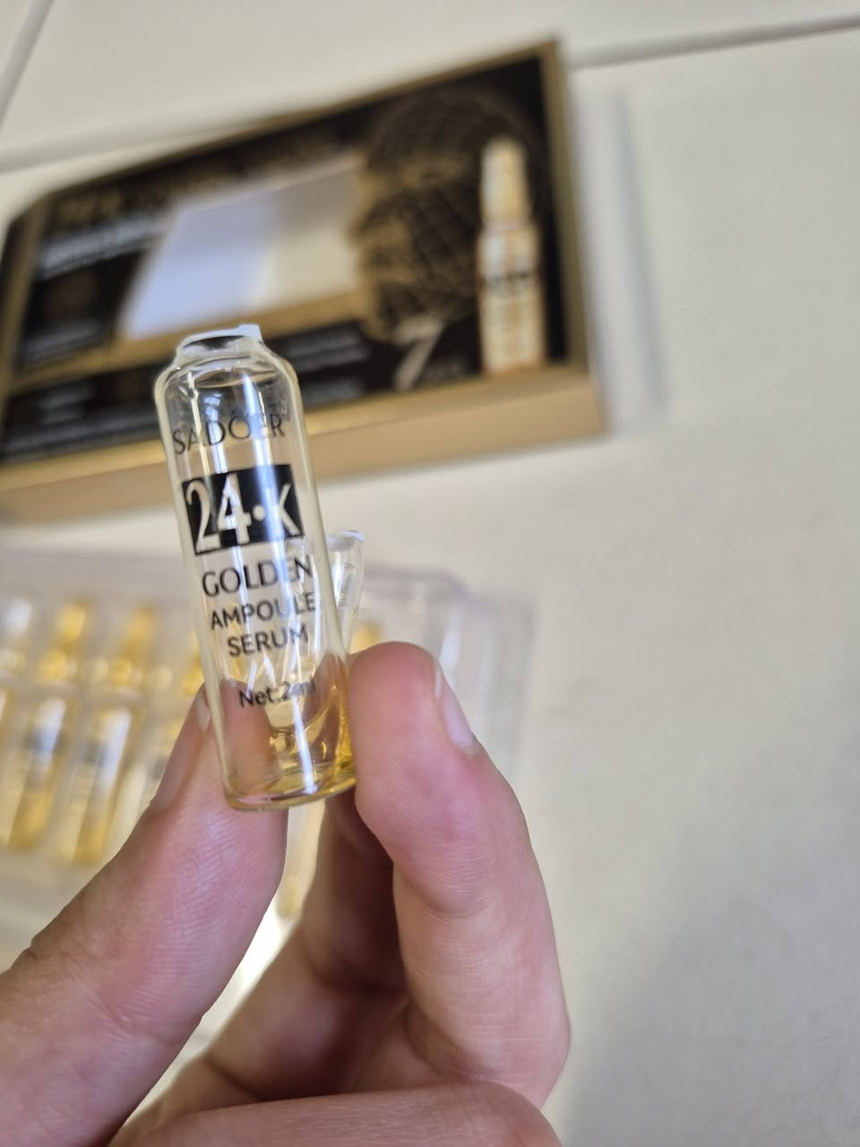 ابر شد الوجه طبعا الباكيت يجي بي ٧ ابر تقريبا 
الفائده منها كلش جبيره تشد البشره يعني تتغلغل داخل الخليه وتصلحها  وتشد البشره بحيث يبين الفرق واضح من تستعمليها بس شنو بنات يعني مو وحده عدها طسات شكبرها شكدها وتريد تشدها تفيد الي عدهم خطوط دقيقه او التجاعيد الي داتطلع سووها واهم شي تفيد الي ماعندهم هم تجاعيد ليش لان اح تبدي تشتغل من هسه حته تشد البشره بحيث تتأخر كلش التجاعيد يلاتطلع بلوجه كلش حبيتها وحبيت استعمالها سهل تاخذين الابره تمسحين بيها وجهج يعني موحقن وها صار فتره استعملها كلش فادتني 
ولاتجي وحده تكول اعلان تره الباكيت كامل بي ٧ ابر سعره ب٣ يعني مومال اعلان واني اصلا اجيبها منا يخلصن منا لان هنه كلش زينات 
اكثر وحده تتفاعل تفوز كل خميس وحده تفوز


**إذا كنت صاحب هذا الإعلان وتريد حذفه لأي سبب، رجاءا أرسل رسالة إلى الدعم الفني**