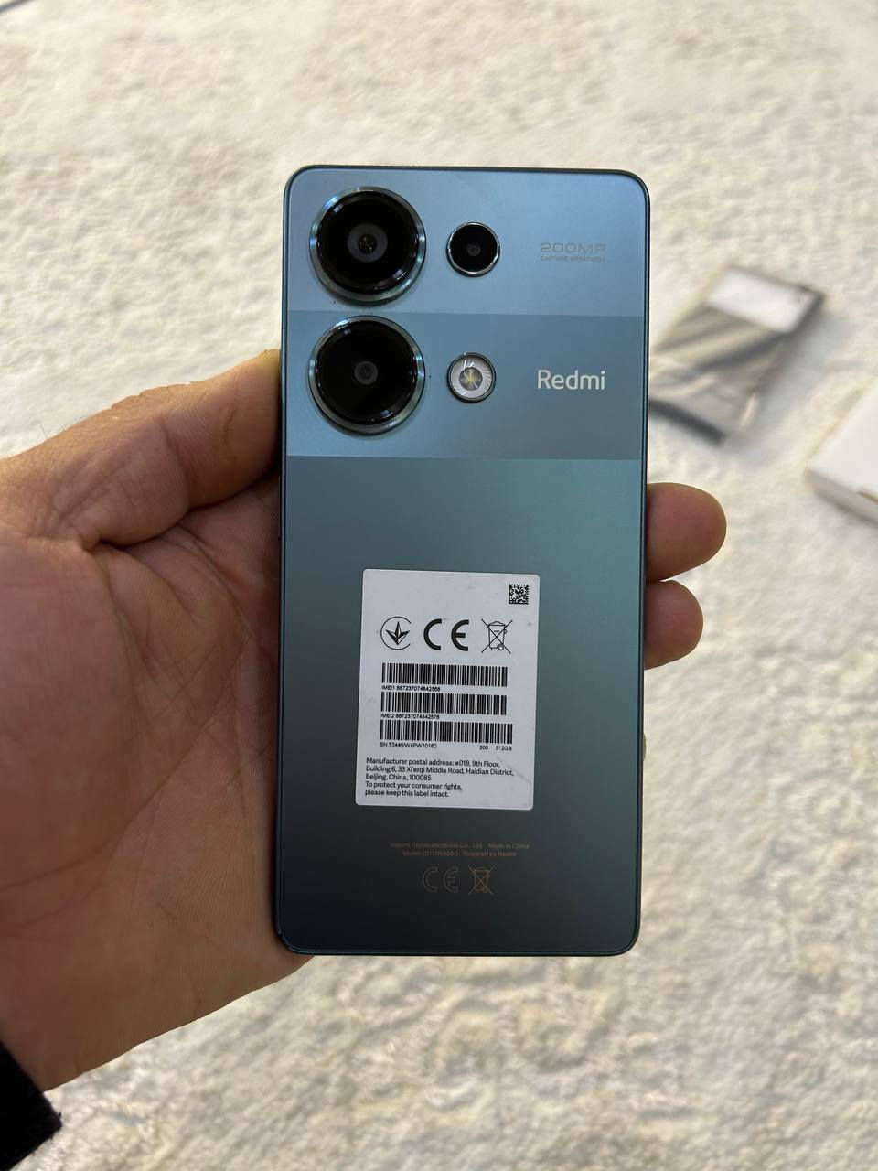 ڕیدمی نۆت 13 پرۆ بۆ فروشتن یان گوڕینەوە  
REDMI MI NOTE 13 PRO 
ڕامی 12 میموری 512 
درعی شاشە کەی درزیکی هەیە  زیاد ناکات  
شاشە کەی بێ کیشە ئیش ئە کات
سعر 250 هەزار   
شوین ، سلیمانی


**إذا كنت صاحب هذا الإعلان وتريد حذفه لأي سبب، رجاءا أرسل رسالة إلى الدعم الفني**