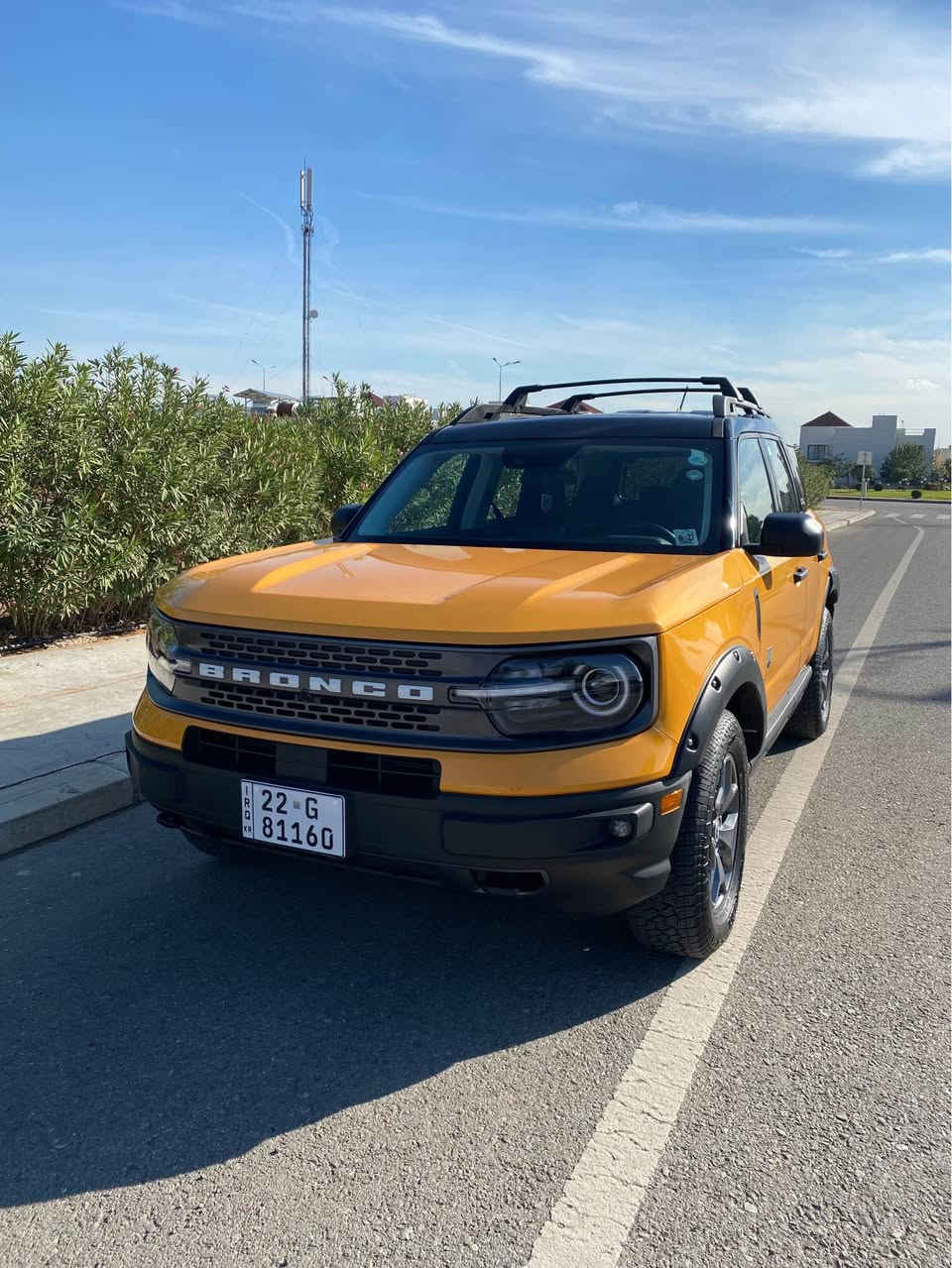 Ford bronco sport 2022
فول مواسەفات 
کامێرەپشتو پیشی 
46مایل رۆیشتیە

ڕادار پشتو پێشو تەنیشتەکان 
ئۆتۆ ستارت ستۆپ 
ڕاداری خەتی جادە 
تەحدید سورعە 
سیستەمی کاڕ پلەی 
لایت ئۆتۆ ، ئۆتۆ فوول لایت 
دەبڵ ئەکسل 
٥ مۆدی لێخورین  
مەکینە 20
4پستن مرغوبب
ئەربگ بەس شانی تەقیە پشتو پیشی کەپسە 
 2دەرگای سبوخە دوسی بەس پەمپە
جاملخی پشتەوە قۆپەکی هەیە بە pdrجاکرایتەوە
سقفی دووقۆپی بجوکی هەیە بە pdrجاکرایتەو
172معامەلە
***********
گۆرینەوەش دەکەم أربيل, العراق
