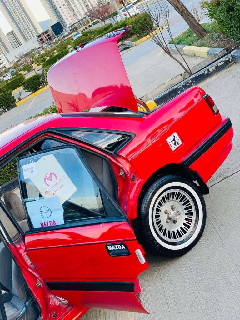 مازدا مۆديل 1991 هە شتوبە خ  ئاڕمی پلاستيک پێشو دوای کە پس تايە ی لۆک خە ت سپی کارە بای کامل ئيشە کات گە رمی مە زبوت تە قە وڕە قە ی بە شە رت موسوپڕاوە بە شە رت *********** لە سلێمانيم
نرخیشی 35 گەڵاو 
مەجالیکی زور کەم السليمانية, العراق
