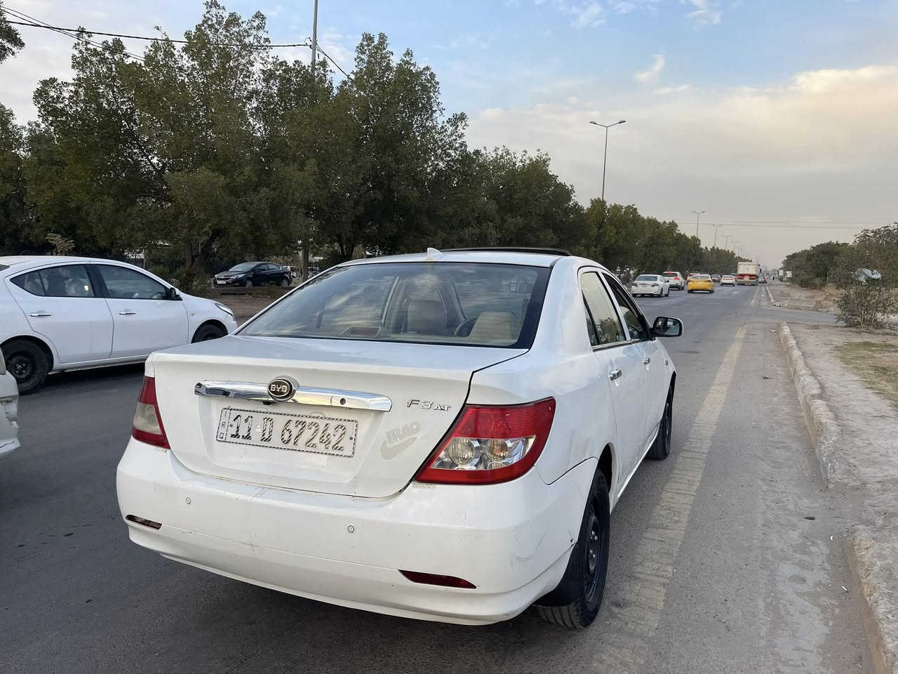 اسلام عليكم بيوايدي f3 موديل 2013 السياره باسمي تحويل ثاني يوم  ابلاديه بدون ضربه كهربائيات بلاديه مابيها اي نقص السياره تبريد تدفئه شغالات سعر ٦٥ وبيها مجال رقم ***********
