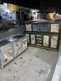 كاونتر مستعمل • مترين • سنك ٦٠سم