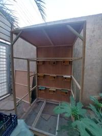 قفص كناري • ارتفاع ٢م • ١٢٠×٩٥ سم