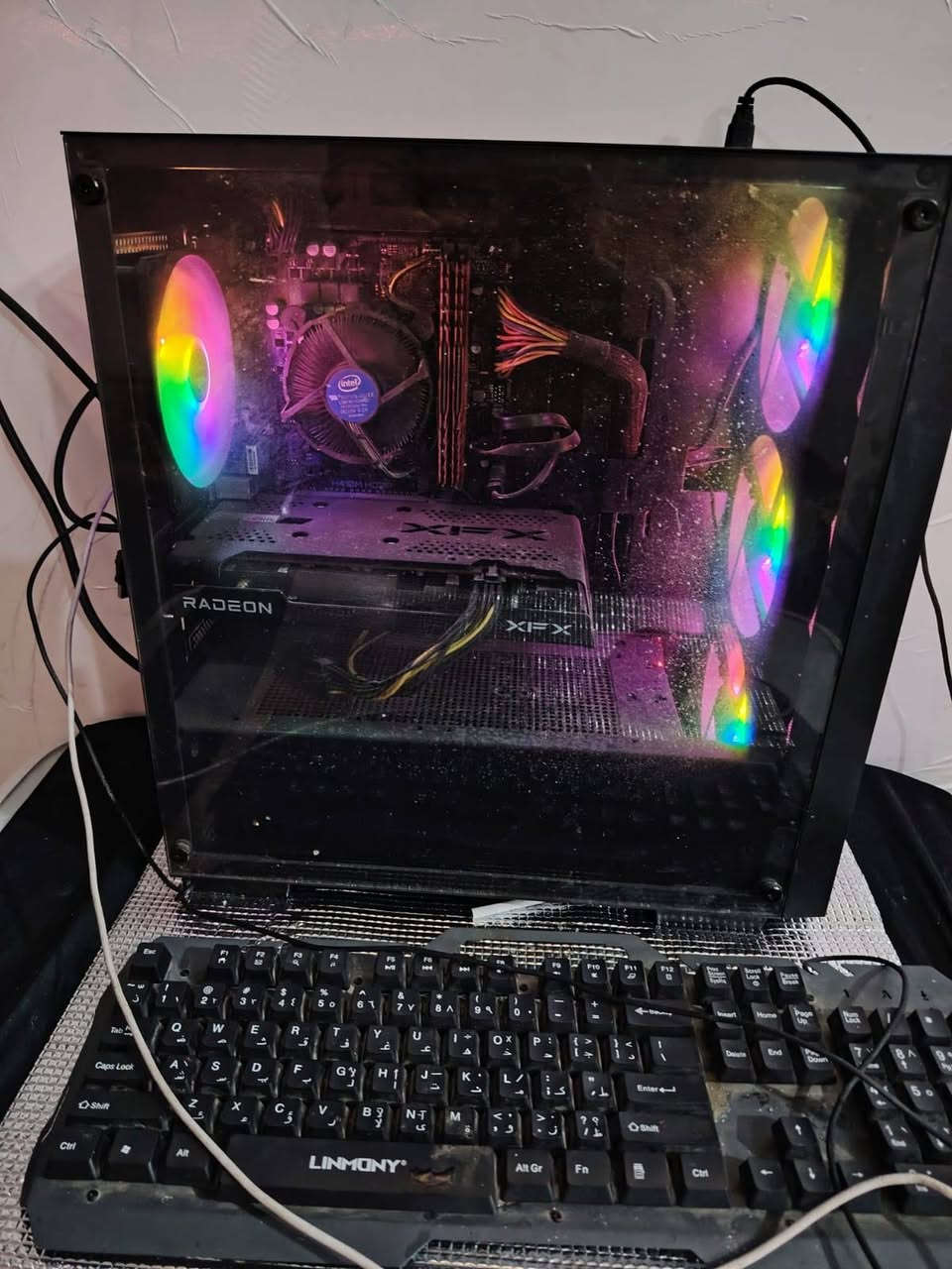 RXT6600XT
SDD128
HDD2T
المعالج i3.جيل العاشر
مزود الطاقه. 650
تجميعه مناسبه وكل القطع نضيفه وشغاله 
عنواني بغداد البلديات 
تواصل رقمي اتصال او واتس اب 
***********
