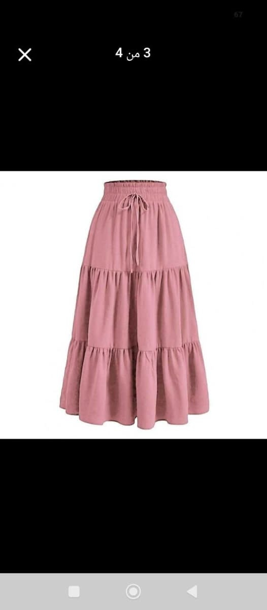 تنورة صيفية خفيفة ومنسدلة 🌸
متوفرة فـ4 ألوان زوينين 💙🤍
مريحة، أنيقة، ومثالية للجو السخون ☀️
مقاس m.l.xl'xxl
170 درهم توصيل مجاني


**إذا كنت صاحب هذا الإعلان وتريد حذفه لأي سبب، رجاءا أرسل رسالة إلى الدعم الفني**