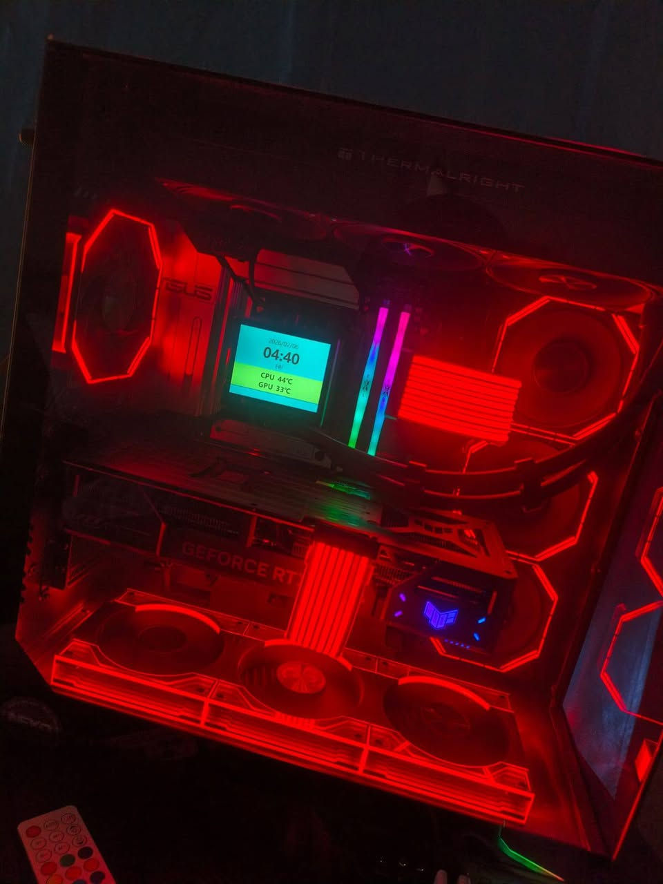 . AMD CPU R7 7800-X3D TRY
. AS TUF RTX 5070TI 16G OC-B
 . SILICON POWER DDR5 6000
 . PEGASUS M.2 2TB GEN4 7400
 . STREAM VISION 360-B
 . THERMALRIGHT TR KG850 GOLD PCIE5
 . CASE DY 470 B
 . FAN JUNGLI V3-B
 . C200 EX B
 . LS27FG532EMX 2K IPS 200HZ 1MS
 . control fan jgl hub
 . UPS HI POWER 1KV
 . AS MB PRIME X870-P WIFI

يشمل الشاشة وال UBS
السعر بفلوسها ٤ملايين 
استخدام شهر ونص فقط 

للشراء الاتصال بالرقم ***********
