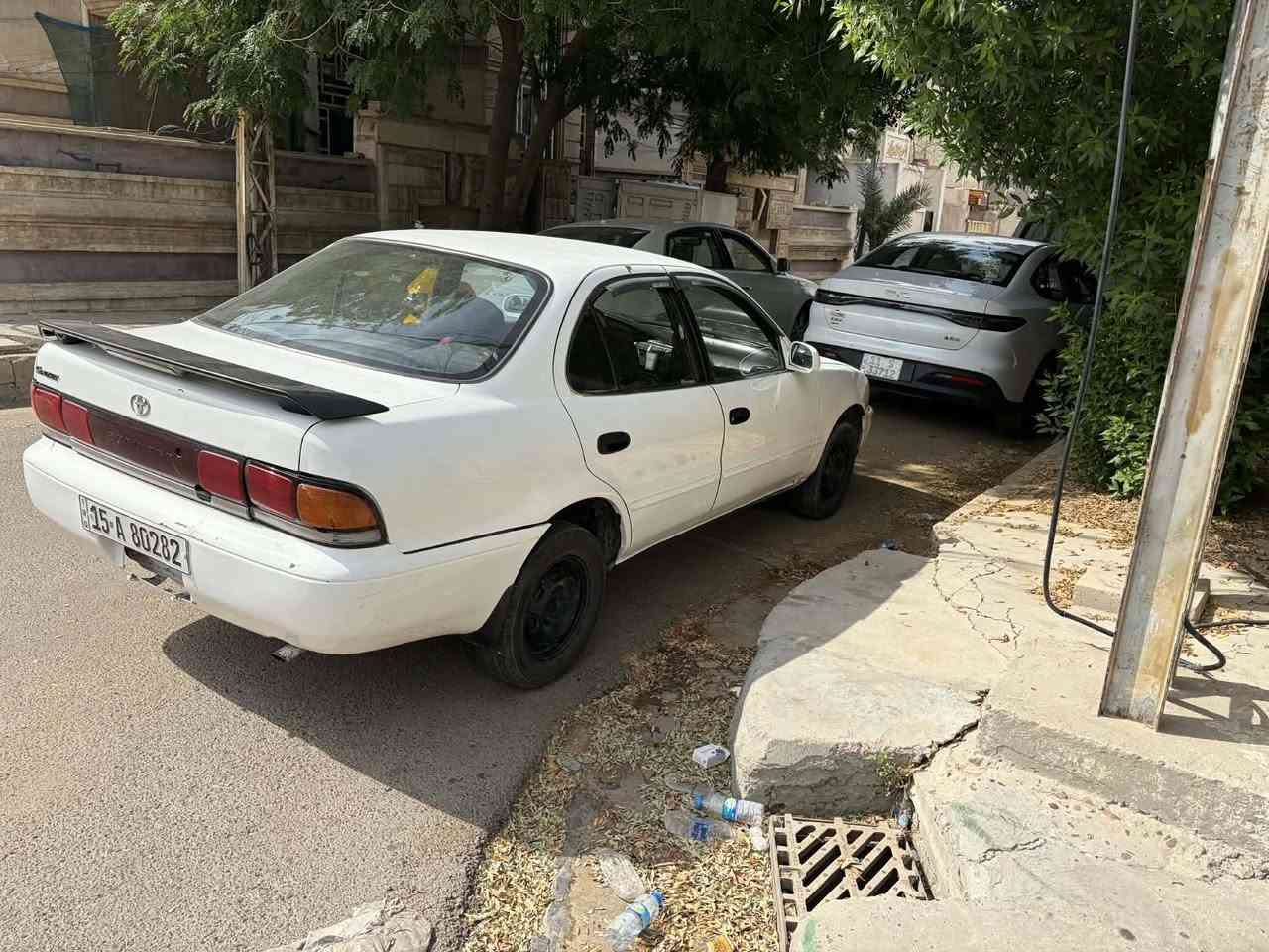 كورلا ٩٥ محرك ١٦٠٠ محور تبريد كهربائيات كلها شغاله 
بغداد التاجي السعر ٤٥ وبيها مجال سياره بسمي ***********
