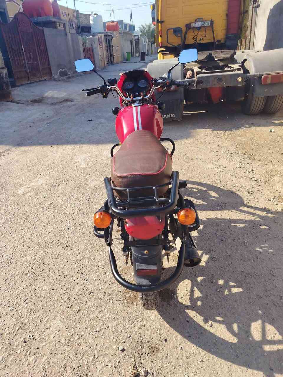 سلام عليكم دراجه دايوان موديل 2023 دراجه خير من الله سعر 1150بيه مجال مكاني بغداد تقاطع نهروان رقم***********
