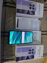 ريدمي 14 pro 5G جهاز جديد غير مستخدم  معا الملحقاتها كامله  سماعه  واي...