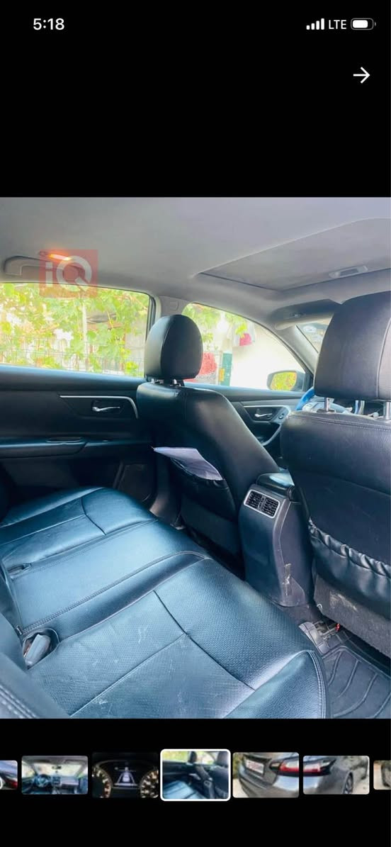 nissan altima 2018 Sv plas
ئالتیما ٢٠١٨ پڵس فوول مواصەفات بە شەر مواصەفاتی لە SL زیاتر بی
ڕەنگ نەفتی مەکینە ٢.٥ هەتا بڵێی بێ مەسرەفە رەقەم و سەنەوی نوێیە بە ناوکردن بە شەرت 
گێر و مەکینە و کارەبایاتی هەمووی بەشەرت مواصەفات سلاید کوشن کامل جلد کوشین کارەبای و هیتەر سوکان هیتەر ناو لایت ڕەش 
١٠١میل ڕۆیشتیە 
١ پارچە کلێرە
٢ پارچەی سبوغە   هەندەک ژۆرێی هەیە بێ ئێرباگ 
ئێرباگی بەشەرت 
نرخی ١٢٢$
***********
هەولێر أربيل, العراق

