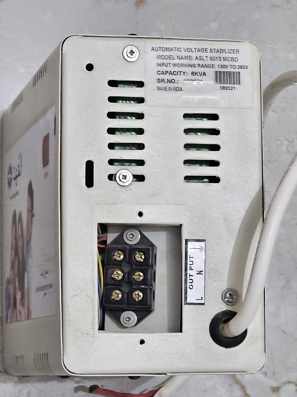 رافع قدرة الفهد 6KVA الجهد من 130v إلى 280v مستعمل شهر واحد مستعجل على بيعتة السعر 70 وبي مجال هذا رقمي بي واتساب ***********
