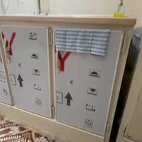 كاونتر ويه السنك مالته سيت مرتب وبيهن ميزه اكو قطعه جوه تنرفع حته تنضف...