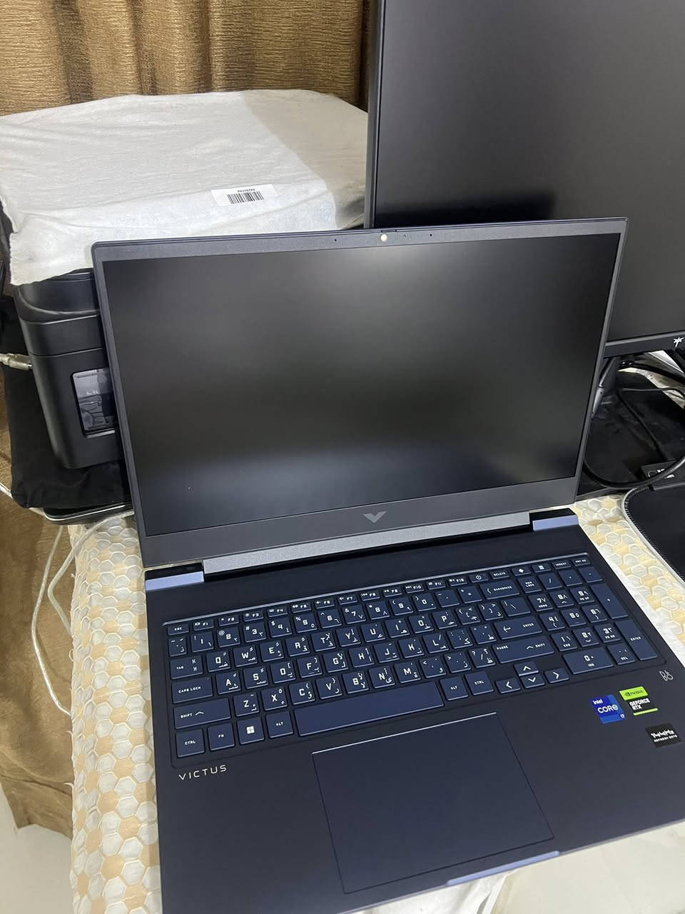 HP victus 16 Gaming Laptop
المعالج: Intel Core i7‑13700H (جيل 13)

الرام:16GB DDR5 2x8  بسرعة 5200MT/s

كرت الشاشة: NVIDIA GeForce RTX 4070 8GB – ألعابك على أعلى إعدادات بدون أي تقطيع!

التخزين: 1TP M.2 NVMe – سرعة تحميل خرافية.

عدد دورات الشحن صفر 

📱 للتواصل: 
***********
***********
