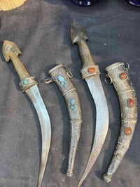 خناجر بغدادي • فضة عالي • ٣٧سم