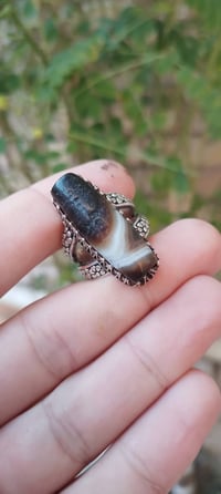 محبس جزع • يدوي عراقي • مقاسات ١٨/١٩/٢٠