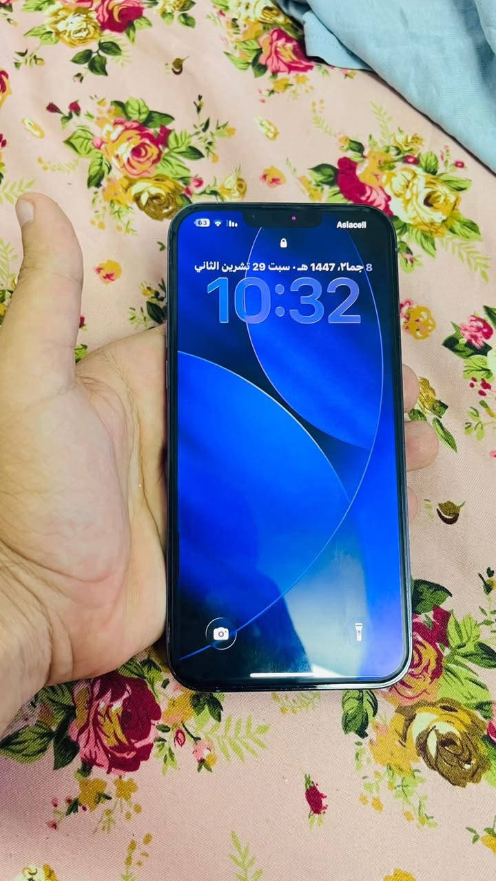 السلام عليكم ايفون 13 برو ماكس نموذج M بطاريته 77الاصليه ممرفوعة بي سواد بالحافه مال شاشه مماثر على لمس فجأة صارت السعر 625 الف مكاني بغداد متواجد على واتساب وفيس ***********
