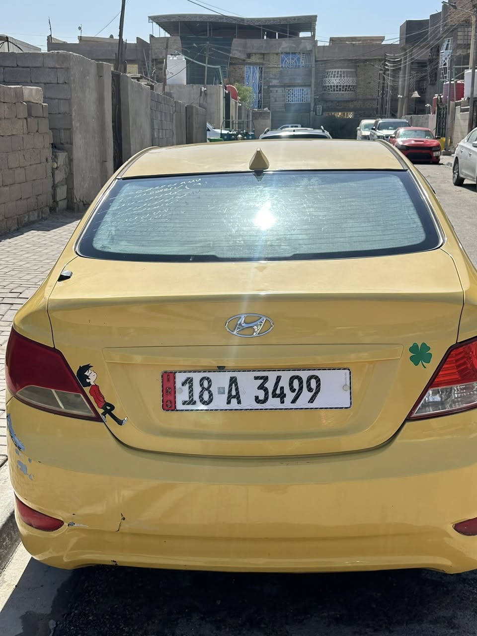 اكسنت مديل 14 خليجي باسمي مكاني بصره 
مكينه 1400 دوش بيه سياره جاملغ كدام مبدل وجاملغ لخلفي بي ضربه بسيطه حداديه تخم تاير توني مسويله ادامه سياره ومبدله كير ستوني جاهزه للاخير تبريد بس ستوه بده بيه ستوه راجز سعر 73 وقابل للتفاوض لي ما يعجبه سعر ولمنشور يدعنه بل رزق الرقم *********** غير متواجد ع فيس فقط واتساب وعندي فيديو لكل تفاصيله
