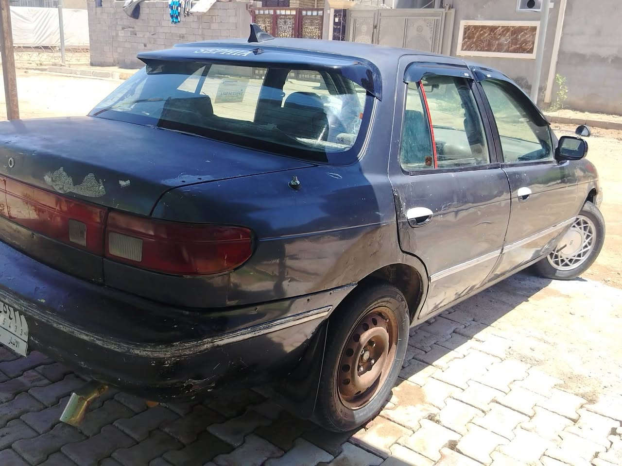 ​سلام عليكم
للبيع كيا سيفيا موديل 1994
السيارة بحالة عمل جيدة وجاهزة
​المواصفات
الكشر الخارجي مثل ما موضح بالصور 
المحرك نظيف ووضعه تمام
الداخلية والكراسي تحتاج دوشمة وموضحة حالتها بالصور
زوج تايرات أمامية جديدة
الكهربائيات وضعها جيد نوعا ما
السيارة رقم الانبار خصوصي
​السعر المطلوب 25 ورقة وبيه مجال بسيط للشراي المعتمد
مكان السيارة الفلوجة
التواصل مخابرة فقط الخاص مهمل يرجى الاتصال على الرقم التالي
***********
