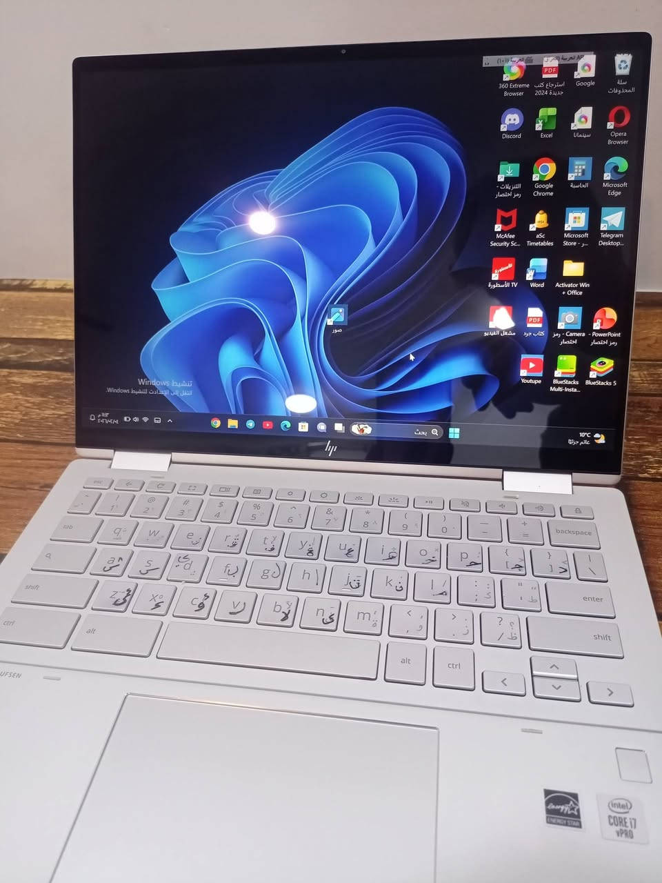 لابتوب hp 
المواصفات 
Ci7 جيل 10 
الحجم 13.6 انش 
دقه FHD
الذاكره 128 ssd 
رام 16 
(الذاكره قابله للزياده) 
النظام وندوز 11 pro 
اللابتوب قلاب 360 درجه سلم 
و الشاشه لمس
الجهاز نظيف مابي اي كسر او شخط 
يجي ويا الشاحنه و الكارتون و الشنطه الخاصه بي 
مع ماوس مكتبي عادي 
و نوافذه موضحه بالصوره 
السعر: 450 و فيه مجال بسيط للشراي
المكان بغداد الكرخ كفائات السيديه 
التواصل ماسنجر 
او على الرقم ***********
