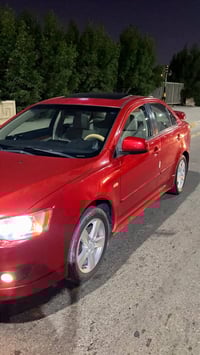 مسيوبوشي لانسر قرش رياضي موديل 2008 خليجي على وضع الشركه كفاله عامه عد...